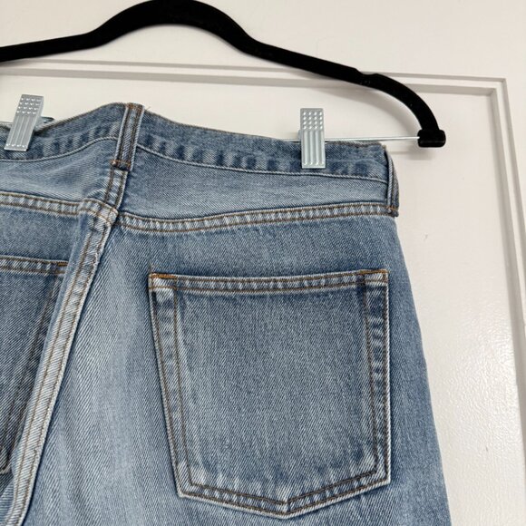Balenciaga Archetype Denim Jeans Blue Sz 26 Straight Leg High Rise - Picture 11 of 11